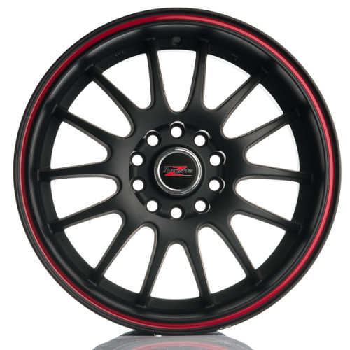 16" 4x100 Barzetta Player Black ET38 7J