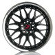 18" 5x114.3 Barzetta Tendenza Black ET40 8J