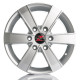 16" 6x130 Barzetta Toro Silver for vans ET60 7J
