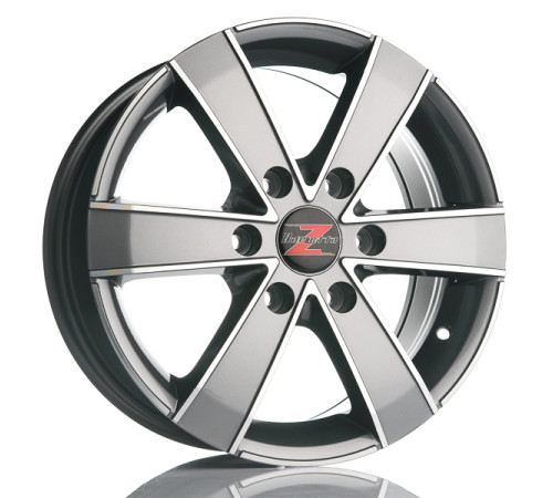 16" 6x130 Barzetta Toro TitaniumPolish for vans ET60 7J