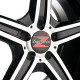 16" 5x112 Barzetta Zanardi BlackPolish ET38 7.5J