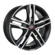 18" 5x130 Barzetta Cavallo BlackPolish for vans ET55 8J