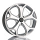 18" 5x108 Barzetta Kinect Silver ET43 8J