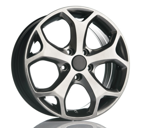 16" 5x108 Barzetta Kinect HyperBlack ET43 6.5J