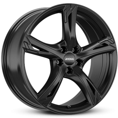 20" 5x108 Ronal R62 JET BLACK ET40 8.5J