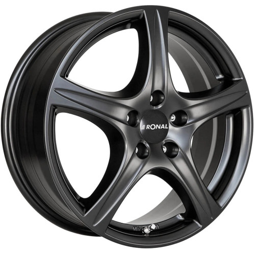 15" 4x100 Ronal R56 MATT BLACK ET31 6.0J