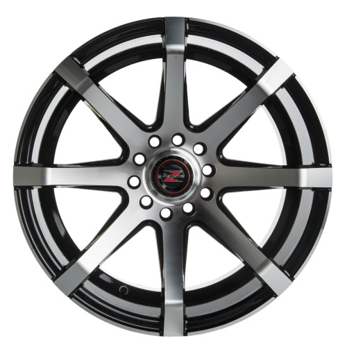 17" 5x120 Barzetta Grottesco Black Polished ET25 9J