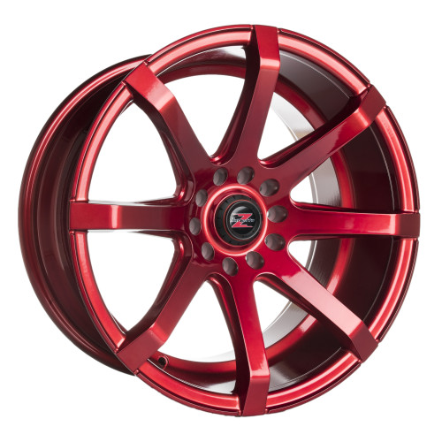 17" 5x114.3 Barzetta Grottesco Candy Red ET25 9J