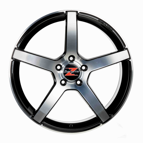 20" 5x114.3 Barzetta Inverno Black Polished ET40 8.5J