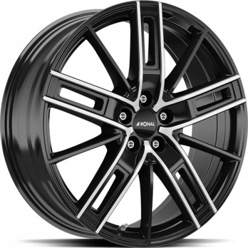 20" 5x114,3 Ronal R67 JET BLACK-FRONT CUT ET40 8.5J