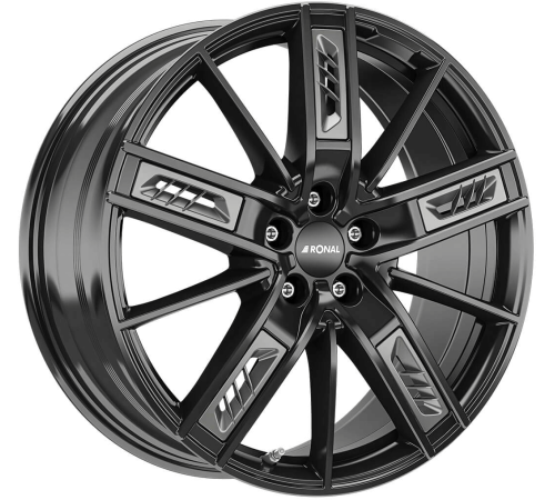 20" 5x114,3 Ronal R67 Grey Left JET BLACK ET40 8.5J