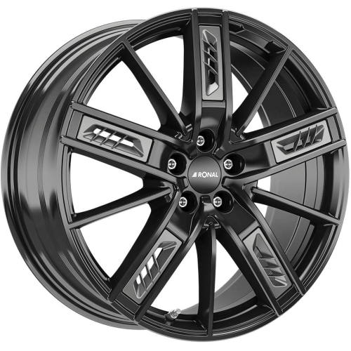 20" 5x114,3 Ronal R67 Grey Left JET BLACK ET40 8.5J