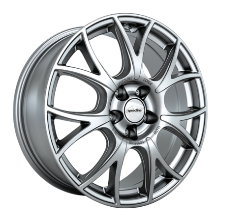 18" 5x108 Speedline SL5 Vincitore GLOSSY SILVER ET40 7.5J