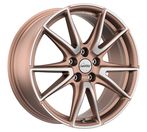 19" 5x108 Speedline SL6 Vettore BRONZE-MATT-FRONT CUT ET42 8.5J