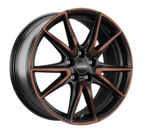19" 5x112 Speedline SL6 Vettore JET BLACK-COPPER MATT ET35 8.5J