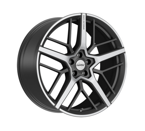 21" 5x112 Speedline SL8 Dominatore ORBIT GREY-MATT-FRONT CUT ET19 10.5J