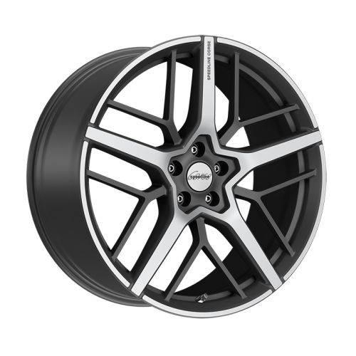 21" 5x130 Speedline SL8 Dominatore ORBIT GREY-MATT-FRONT CUT ET52 9.5J