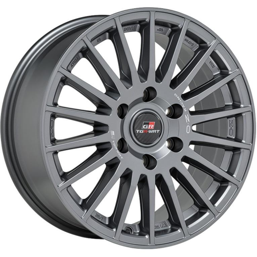 18'' 6x139.7 OZ Racing Rally Desert TGR-WRT Matt Graphite + Silver Lettering ET50 8J
