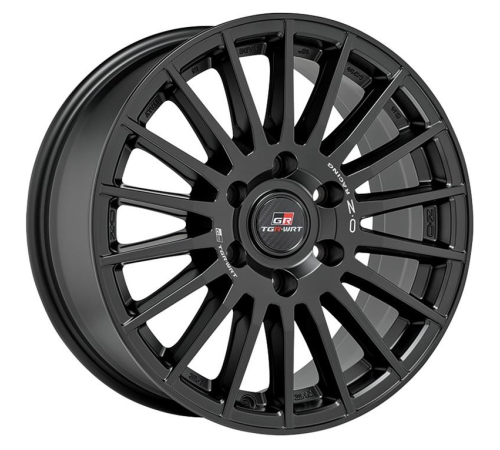 18'' 6x139.7 OZ Racing Rally Desert TGR-WRT Matt Black + Silver Lettering ET50 8J