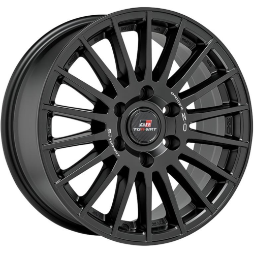 18'' 6x139.7 OZ Racing Rally Desert TGR-WRT Matt Black + Silver Lettering ET50 8J