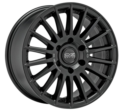 18'' 6x139.7 OZ Racing Rally Desert Matt Black Silver Lettering 6H  ET50 8J