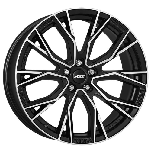 18'' 5x112 AEZ Toronto dark Black/polished ET36 8.5J