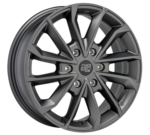17'' 6x120 MSW 42 Van Matt Dark Grey ET50 6.5J