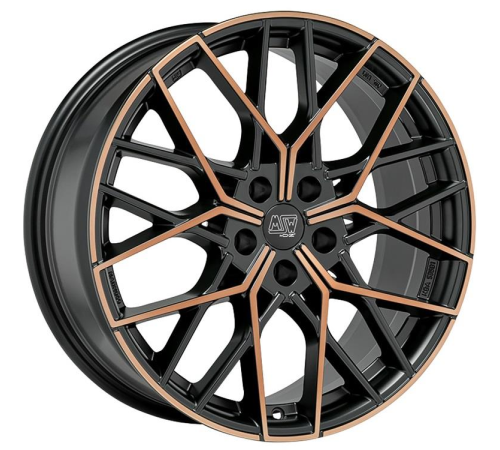 19'' 5x112 MSW 74 Matt Black Copper Fp ET45 8J