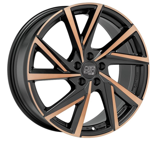 19'' 5x112 MSW 80-5 Matt Black Copper Fp ET40 8J