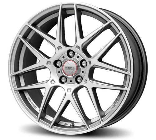 17'' 5x108 Momo Competizione Titan-Silver Polished ET45 7.5J