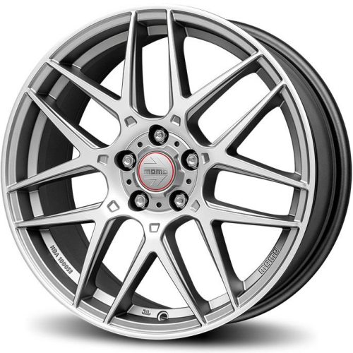 17'' 5x112 Momo Competizione Titan-Silver Polished ET45 7.5J