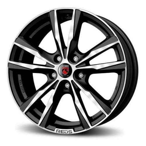 16'' 5x110 Reds K2 HD Matt Black polished ET35 6.5J