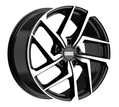 19'' 5x112 Fondmetal Taara Glossy Black Machined ET32 8.5J