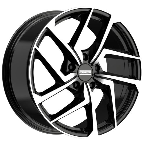 19'' 5x112 Fondmetal Taara Glossy Black Machined ET32 8.5J