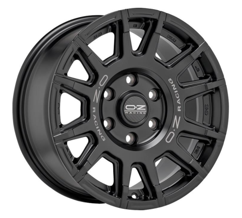 17'' 6x120 OZ Racing Rally Legend Matt Black + Dark Lettering ET35 8J