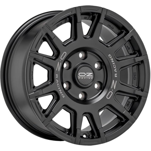 17'' 6x120 OZ Racing Rally Legend Matt Black + Dark Lettering ET35 8J