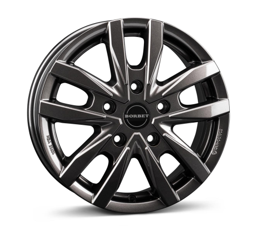 16'' 5x130 Borbet CW5 mistral anthracite glossy ET66 6.5J