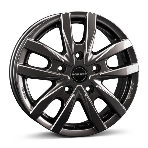 16'' 5x130 Borbet CW5 mistral anthracite glossy ET66 6.5J
