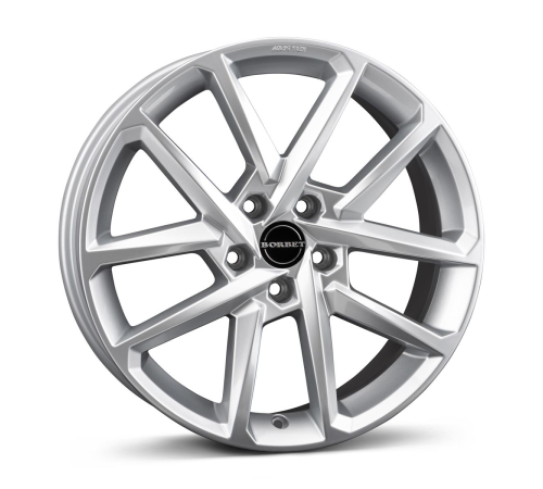 16'' 4x100 Borbet N Crystal Silver ET37 6.5J