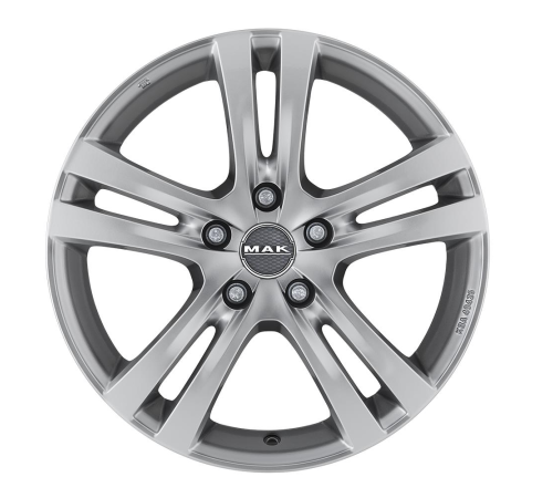 16'' 5x100 MAK Zenith Hyper Silver ET48 6.5J