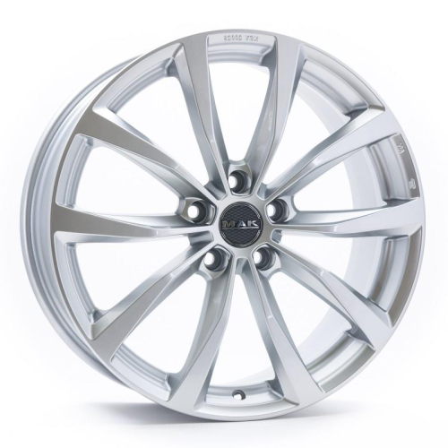 18'' 5x112 MAK Wolf Silver ET39 7.5J