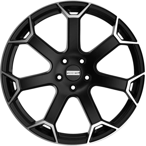 19'' 5x112 Fondmetal Zephyrus Matt Black Machined ET45 8.5J