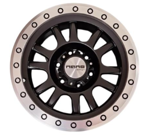 16'' 6x139.7 Nano 5944 Full Matt Black ET-20 8J