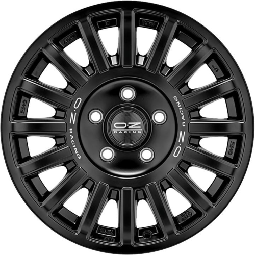17'' 5x127 OZ Racing Rally Raid Matt Black Silver Lettering ET0 8J