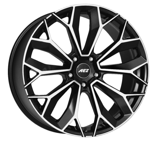 22'' 5x112 AEZ Leipzig dark Black/polished ET20 10.5J