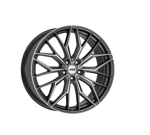 19'' 5x112 AEZ Porto dark Gunmetal/polished ET44 9J