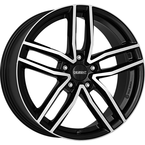 17'' 5x100 Dezent TR dark Black/polished ET35 7J