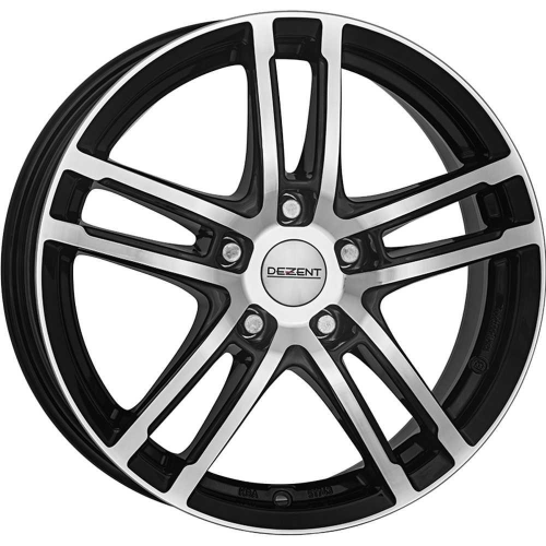 16'' 5x114.3 Dezent TZ dark Black/polished ET45 6.5J