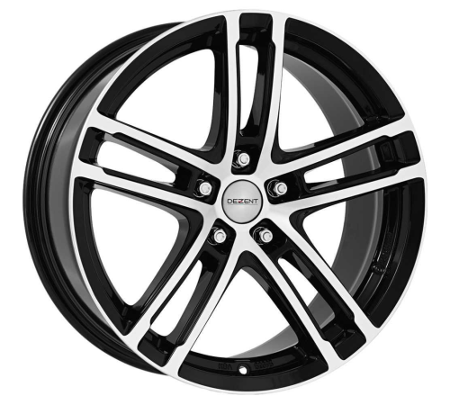 18'' 5x112 Dezent TZ-c dark Black/polished ET30 8J