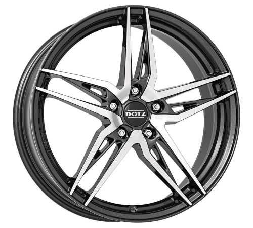 18'' 5x100 Dotz Interlagos dark Gunmetal/polished ET51 7.5J